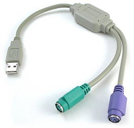 键盘是ps 2的接口能改成usb接口吗
